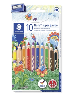 Staedtler barevná tužka Noris Club Super Jumbo setí (10)